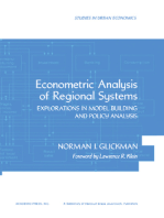 Econometric Analysis of Regional Systems