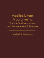 Applied Linear Programming: For the Socioeconomic and Environmental Sciences