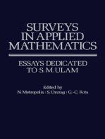 Surveys in Applied Mathematics: Essays Dedicated to S.M. Ulam