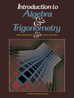 Introduction to Algebra and Trigonometry