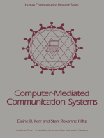 Computer-Mediated Communication Systems: Status and Evaluation