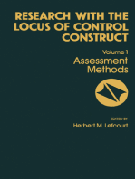 Research with the Locus of Control Construct