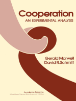 Cooperation: An Experimental Analysis