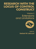 Research with the Locus of Control Construct: Extensions and Limitations
