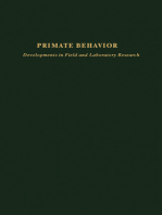 Primate Behavior: Developments in Field and Laboratory Research