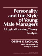 Personality and Life-Style of Young Male Managers: A Logical Learning Theory Analysis