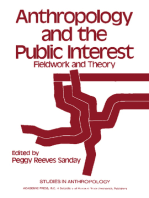 Anthropology and the Public Interest: Fieldwork and Theory