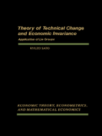 Theory of Technical Change and Economic Invariance: Application of Lie Groups