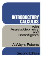 Introductory Calculus: With Analytic Geometry and Linear Algebra