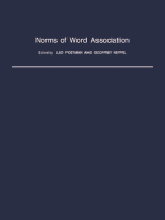 Norms of Word Association