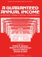 A Guaranteed Annual Income: Evidence from a Social Experiment