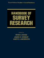 Handbook of Survey Research