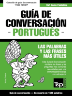 Guía de Conversación Español-Portugués y diccionario conciso de 1500 palabras