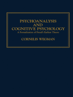 Psychoanalysis and Cognitive Psychology: A Formalization of Freud's Earliest Theory