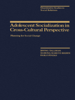Adolescent Socialization in Cross-Cultural Perspective: Planning for Social Change