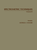Spectrometric Techniques: Volume III
