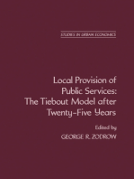 Local Provision of Public Services: The Tiebout Model After Twenty-Five Years