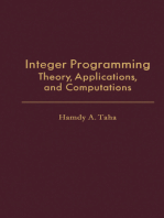 Integer Programming: Theory, Applications, and Computations