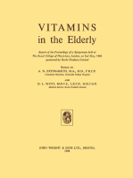Vitamins in the Elderly: Report of the Proceedings of a Symposium Held at the Royal College of Physicians, London, on 2nd May, 1968, Sponsored by Roche Products Limited