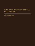 Life-Span Developmental Psychology: Intervention