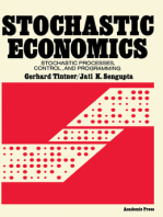 Stochastic Economics: Stochastic Processes, Control, and Programming