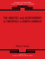 The Abilities and Achievements of Orientals in North America