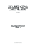 XXIVth International Congress of Pure and Applied Chemistry: Plenary and Main Section Lectures Presented at Hamburg, Federal Republic of Germany, 2–8 September 1973