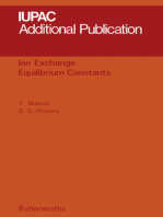 Ion Exchange Equilibrium Constants
