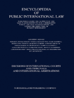 Decisions of International Courts and Tribunals and International Arbitrations