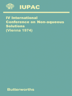 Fourth International Conference on Non-Aqueous Solutions: Vienna 1974