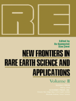 New Frontiers in Rare Earth Science and Applications: Proceedings of the International Conference on Rare Earth Development and Applications Beijing, The People's Republic of China, September 10–14, 1985