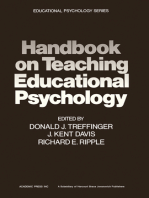 Handbook on Teaching Educational Psychology