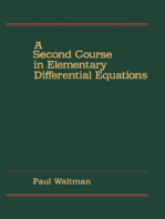 A Second Course in Elementary Differential Equations-