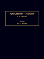 Quantum Theory: Elements