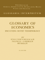 Glossary of Economics