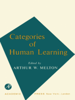 Categories of Human Learning