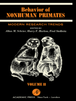 Behavior of Nonhuman Primates: Modern Research Trends