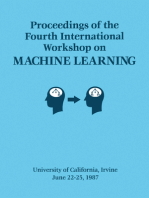 Proceedings of the Fourth International Workshop on MACHINE LEARNING: June 22–25, 1987 University of California, Irvine
