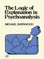 The Logic of Explanation in Psychoanalysis