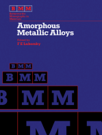 Amorphous Metallic Alloys: Amorphous Metallic Alloys