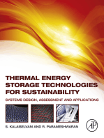 Thermal Energy Storage Technologies for Sustainability: Systems Design, Assessment and Applications