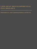 Life-span Developmental Psychology: Historical and Generational Effects