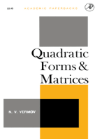 Quadratic Forms and Matrices: An Introductory Approach