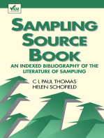 Sampling Source Book: A Indexed Bibliography of the Literature of Sampling
