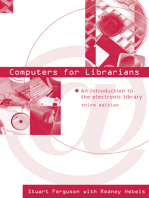Computers for Librarians: An Introduction to the Electronic Library