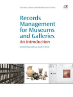 Records Management for Museums and Galleries