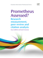 Prometheus Assessed?: Research Measurement, Peer Review, and Citation Analysis