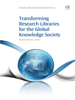 Transforming Research Libraries for the Global Knowledge Society
