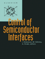 Control of Semiconductor Interfaces: Proceedings of the First International Symposium, on Control of Semiconductor Interfaces, Karuizawa, Japan, 8-12 November, 1993