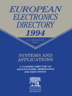 European Electronics Directory 1994: Systems and Applications